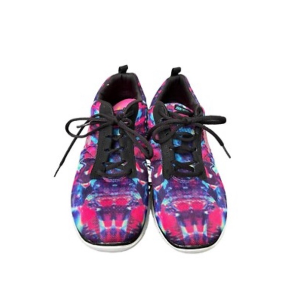 Skechers Shoes - Skechers Womens Skech Knit 12447 Multicolor Running Shoes Sneakers
